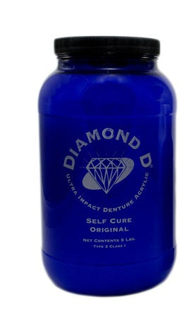 Diamond D®Acrylic, Heat Cure, 25 LB, Powder only