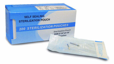 Self Seal Sterilisation Pouches, 57 x 130mm