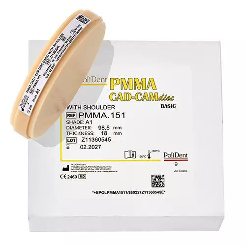 POLIDENT PMMA CAD/CAM DISC BASIC Monoshaded – Dental Store