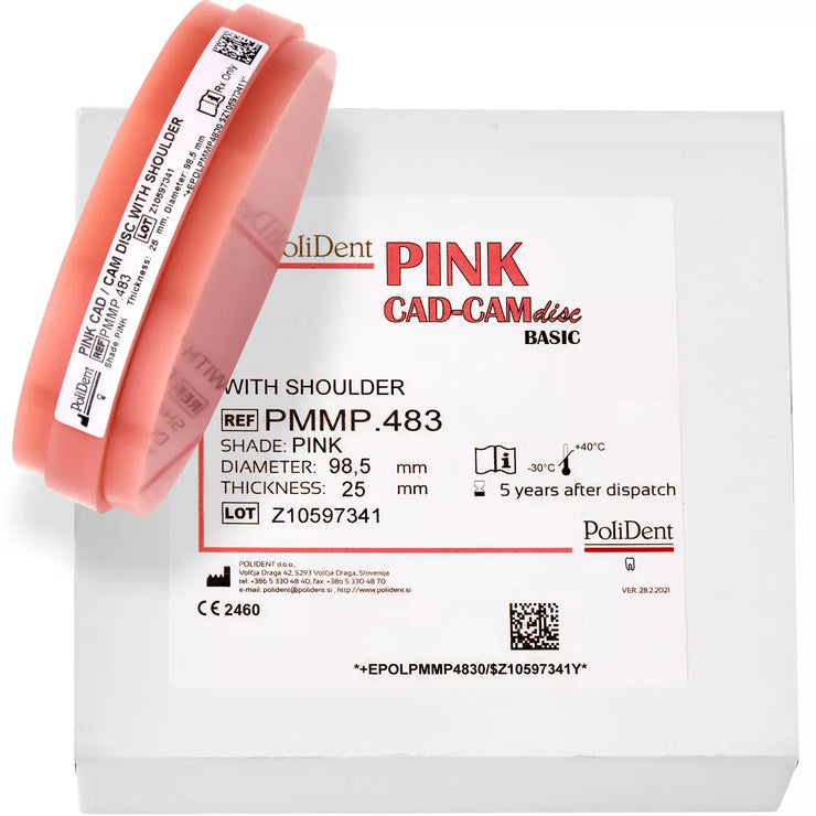 POLIDENT Pink CAD/CAM for Milling Dentures – Dental Store