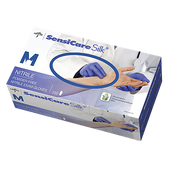 Gloves Nitrile Exam, Sensicare Silk - Box 250