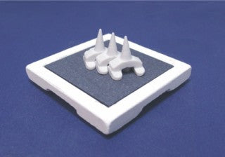 CARBON INSERT CERAMIC TRAY, PACK OF 2 + 6 ANTERIOR PEGS