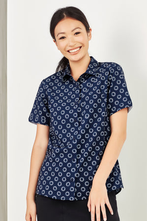 Daisy Print Short Sleeve Shirt